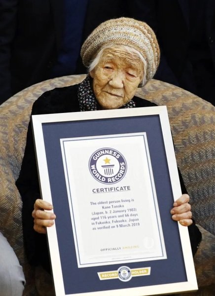 Япония, долгожитель, женщина, Книга рекордов Гиннесса