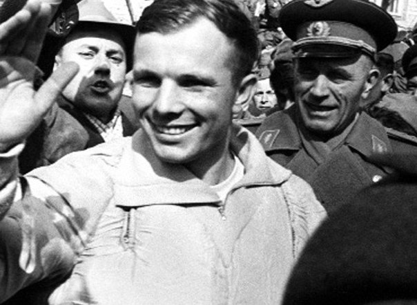 Встреча на Земле Юрия Гагарина, 1961 г. ФОТО