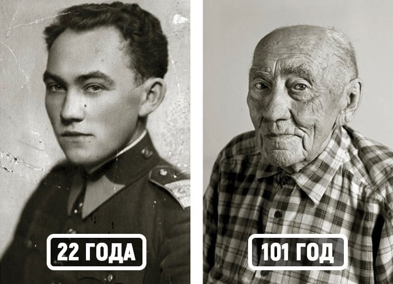 Как люди, которым сейчас больше ста лет, выглядели в молодости