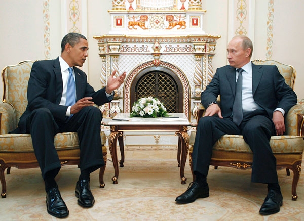 Встреча Путина и Обамы
