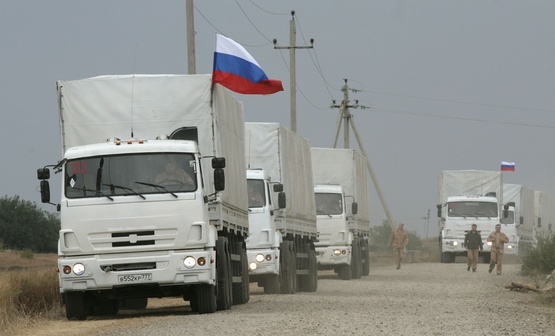 Четвертый российский гумконвой пересек границу Украины