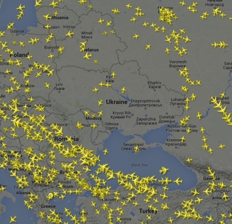 Небо над Днепропетровском закрыто из-за угрозы теракта