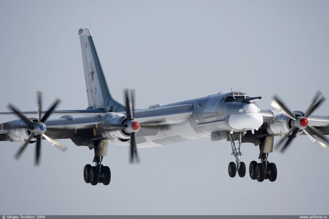 Ту-95МС ВС РФ, аналогичный пропавшим в Украине